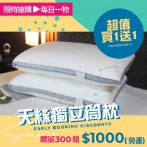 【FOCA】枕類-買1送1｜天絲獨立筒｜透氣天絲獨立筒枕